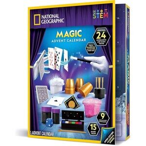 Blue Marble Kids National Geographic Magic Advent Calendar 24 Day Tricks Science